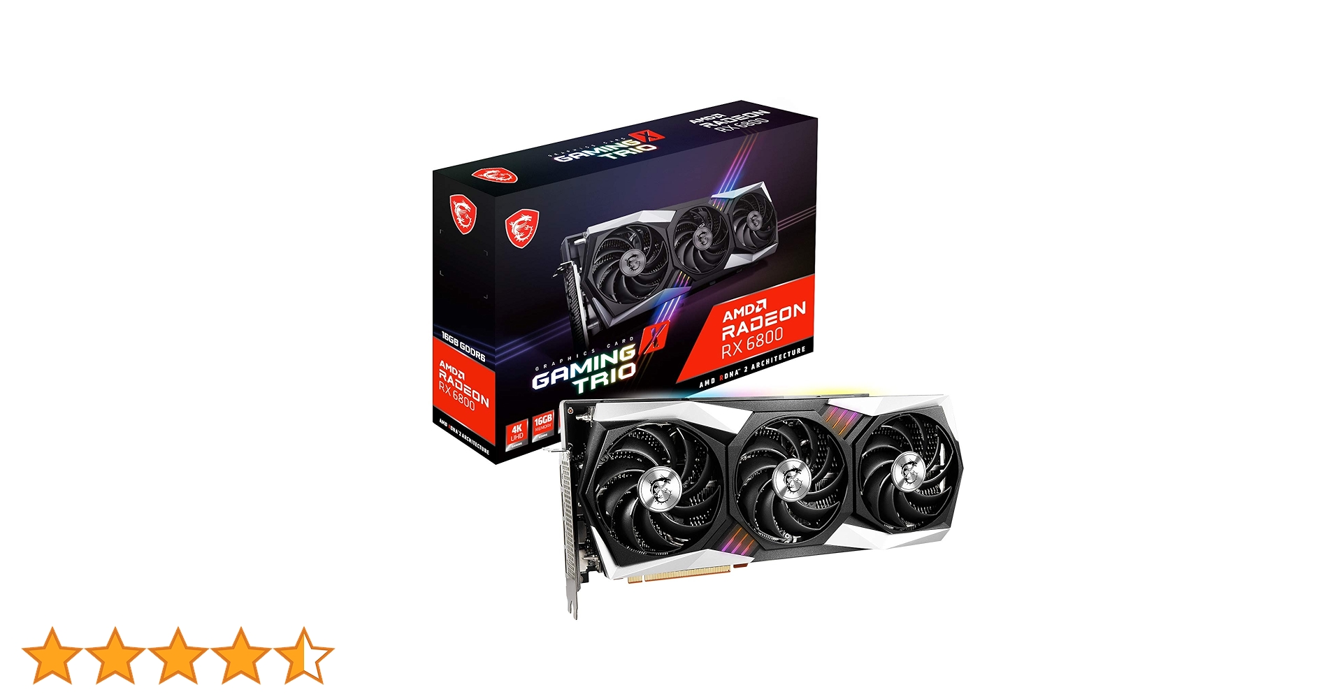 Radeon RX 6800 GAMING X TRIO 16G 動作確認済み Radeon RX 6800 GAMING X TRIO 16G | MSI グラフィックボード